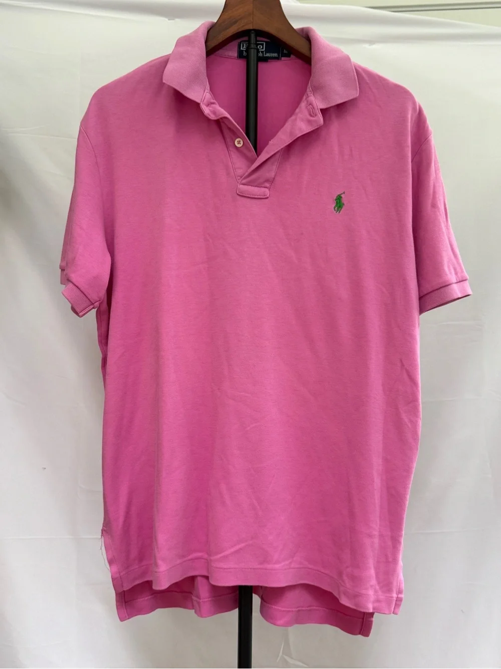 Bundle of 2.  Ralph Lauren Men's Polo Shirts in Pink and Blue